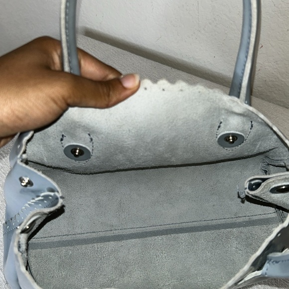FURLA Top Handle Bag Leather with Silvertone Hardware - Picture 11 of 14